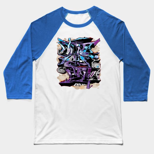 Graffiti Baseball T-Shirt by corekt